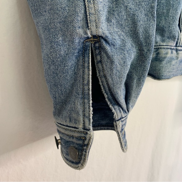 Vintage Liz Claiborne Sport reversible Jacket Denim Coat Retro - Picture 7 of 9